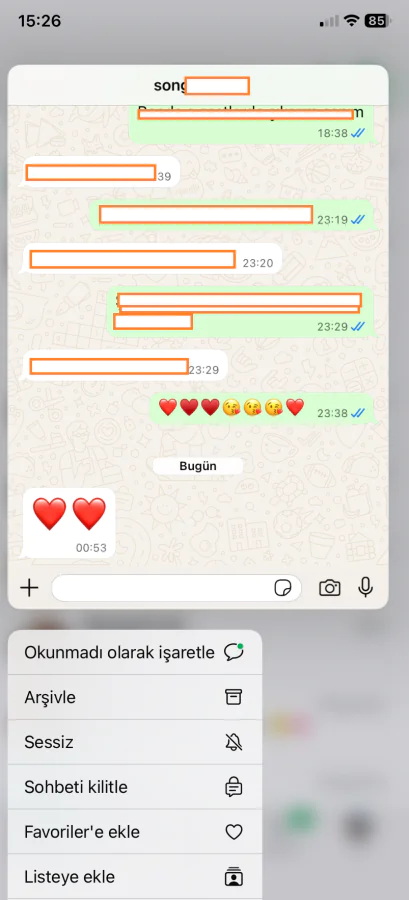 WhatsApp Mesajlarını Gizli Okuma Yöntemi