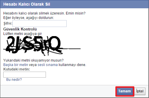 facebook hesabımı nasıl silerim
