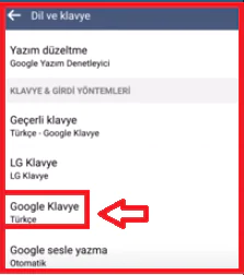 Android Otomatik Düzeltme
