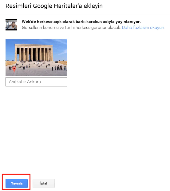 Google street view konum ekleme