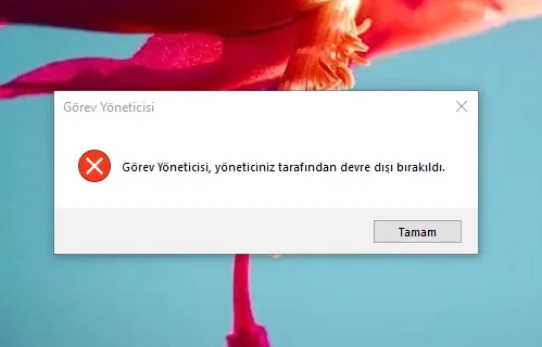 Görev Yöneticisi Açılmıyor Sorunu ve Çözümü