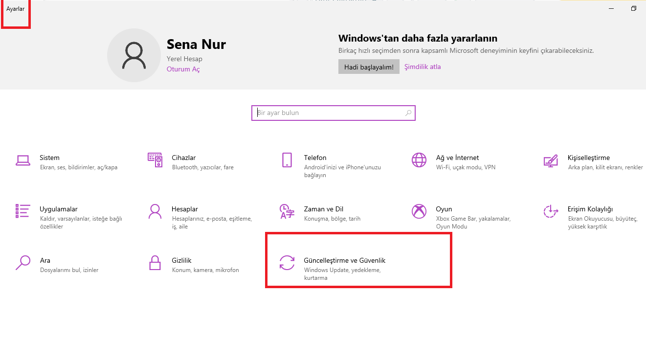 Windows 11 güncellemeler