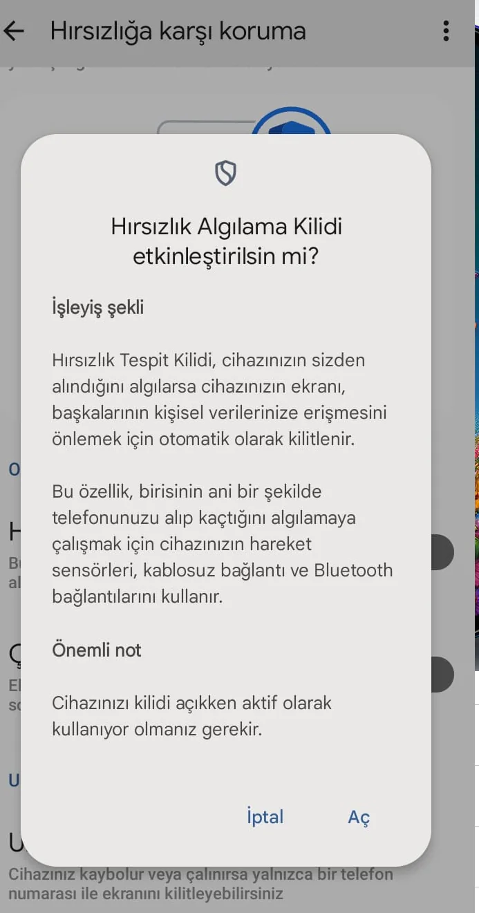 Hırsızlığa Karşı Koruma