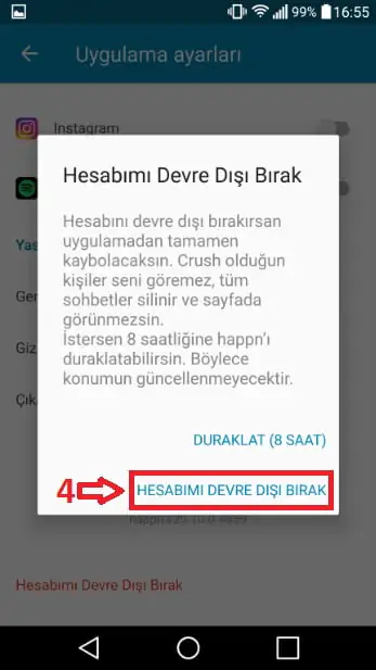 happn hesabı nasıl silinir-4 Happn’ Hesabı Nasıl Silinir? (Resimli Anlatım)