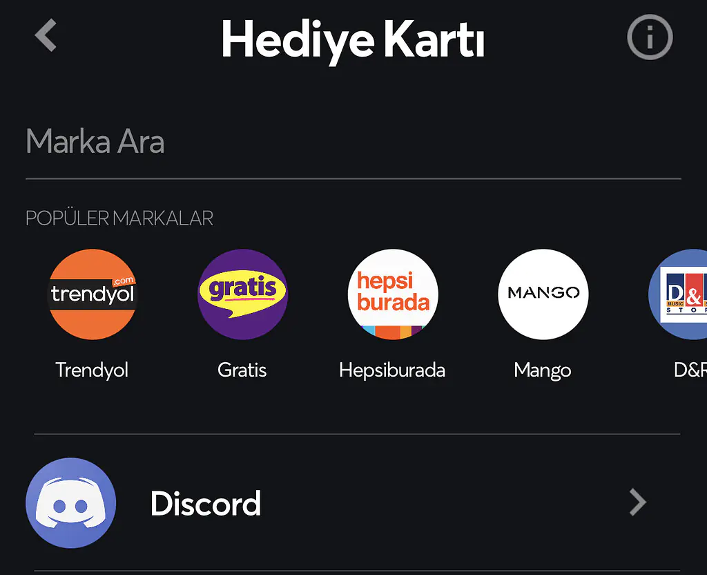 Hediye Kartları Yöntemi