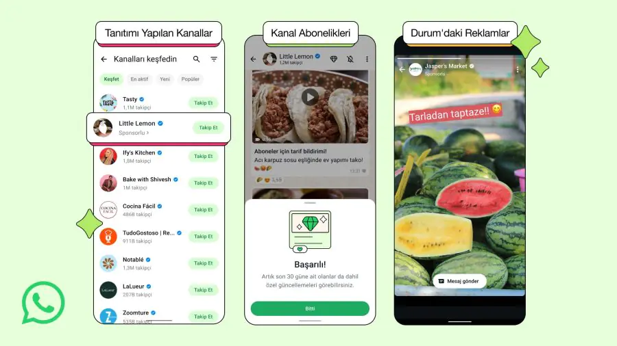 WhatsApp Reklam Özelliği Geliyor