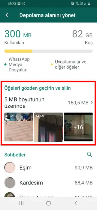 WhatsApp Yeni Depolama Özelliği Nedir nasıl kullanılır