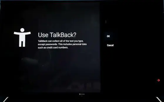 Televizyonda TalkBack Özelliğini Açma