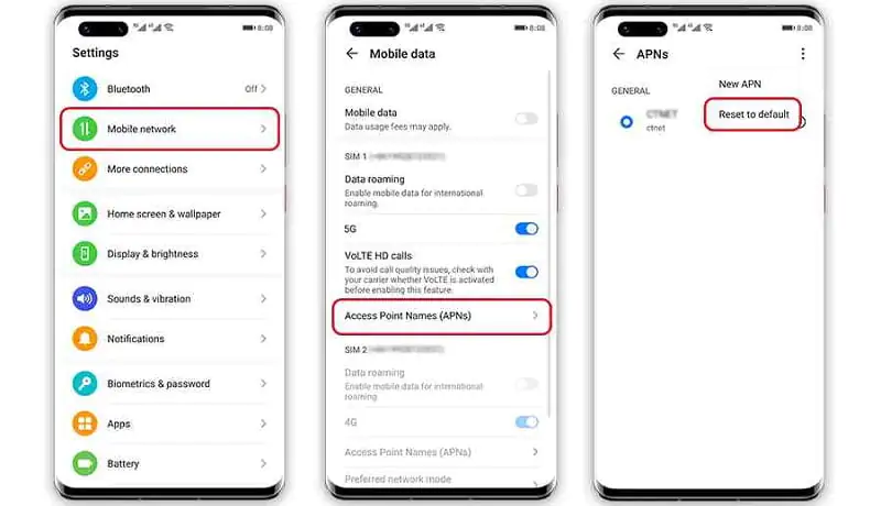 Huawei Mobil Ağ Sorunlarını Giderme