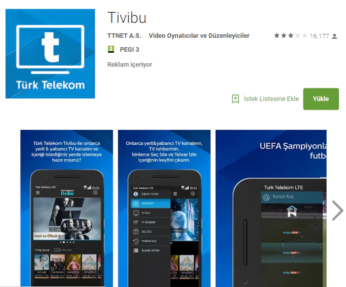 iOS ve Android Cihazlarda Tivibu Kullanımı (Resimli Anlatım)