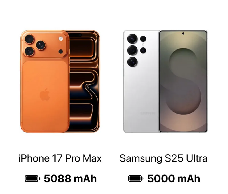 iPhone 17 Pro Max ve Galaxy S25 Ultra Karşılaştırma