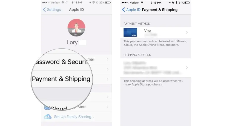 iPhone Apple Kimliği Değiştirme