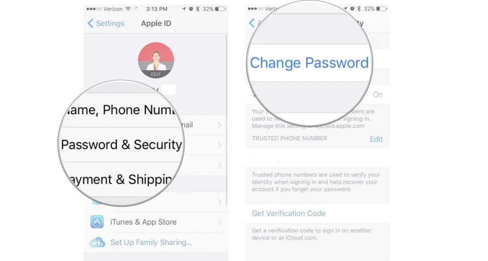 iPhone Apple Kimliği Değiştirme