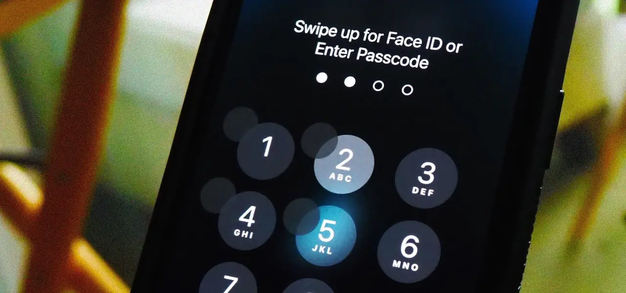 iPhone ekran kilidini açma yöntemlerini gösteren bir grafik.