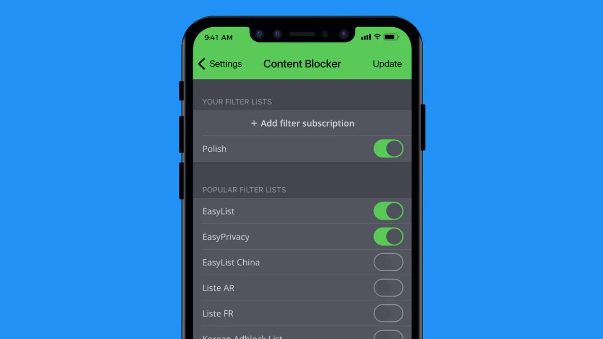 iPhone ve iPad'de Etkili Reklam Engelleme adlı yazıya görsel destek.