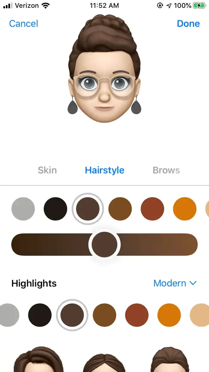 iPhone'da Yeni Memoji Oluşturma ve Gönderme