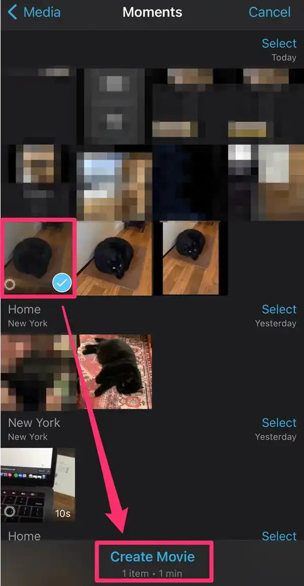 iPhone'da iMovie veya Fotoğraflar Uygulamasıyla Video Hızlandırma