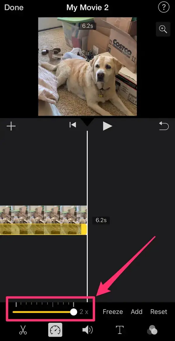 iPhone'da iMovie veya Fotoğraflar Uygulamasıyla Video Hızlandırma