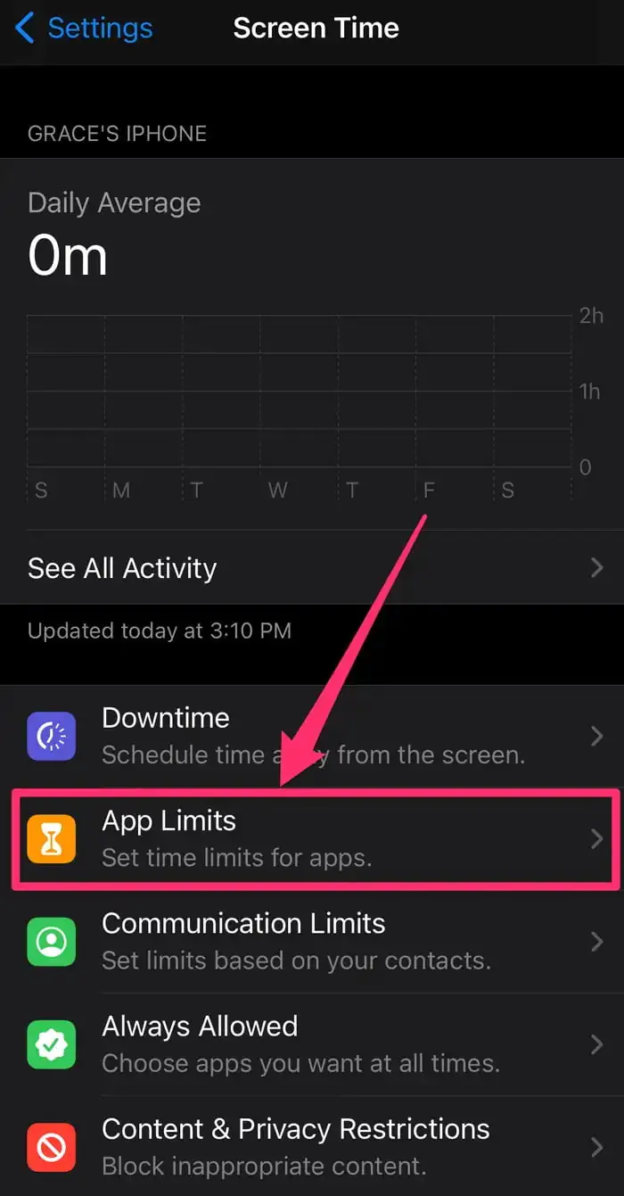 iPhone'daki Uygulamaları Süre Limiti Belirleyerek Kilitleme