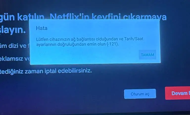 PEAQ TV Tarih ve Saat Ayarı Hatası sorunu çözümü