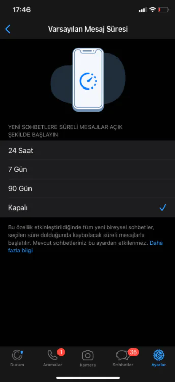 WhatsApp Kaybolan Mesajlar Nasıl Kullanılır