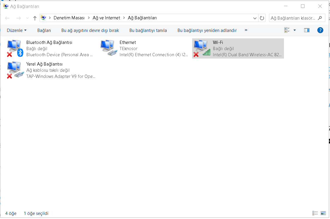Kablosuz Ağ Frekansını Değiştirme