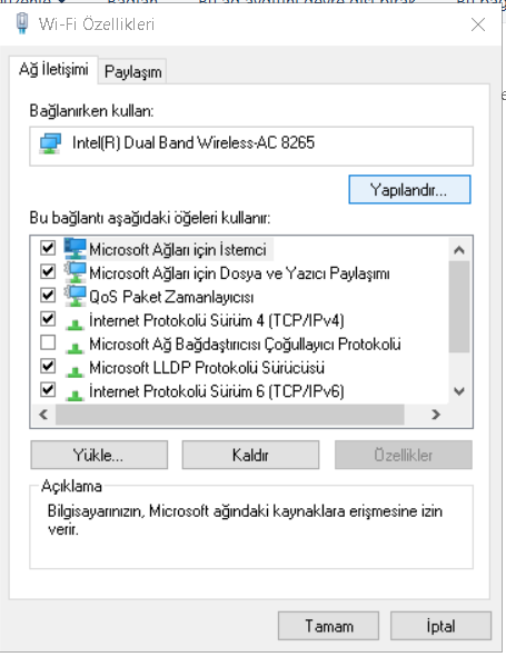 Kablosuz Ağ Frekansını Değiştirme