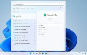 Windows 11'de Google Play Store Kurma