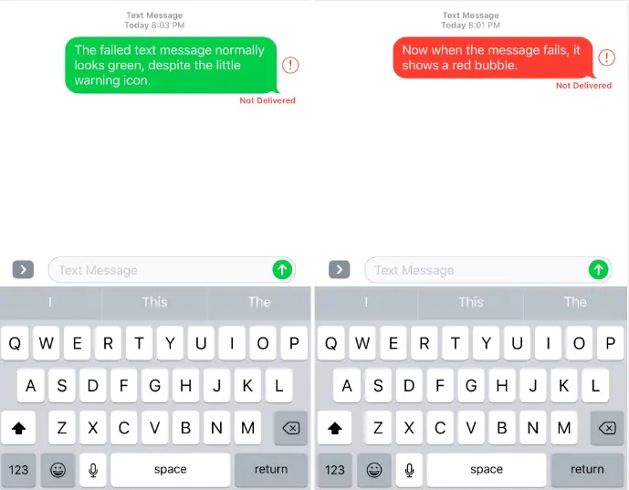 imessage mesaj gönderilemedi