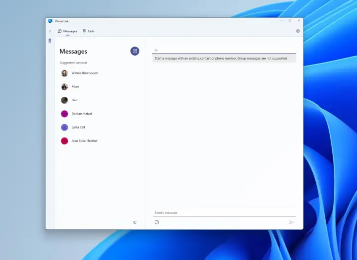 Windows'ta iMessage