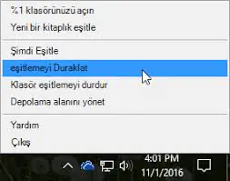 OneDrive Bir Klasörü Senkronize Etme
