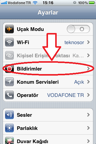iPhone veya iPad bildirimleri görüntüle