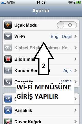 iphone dns oluşturma