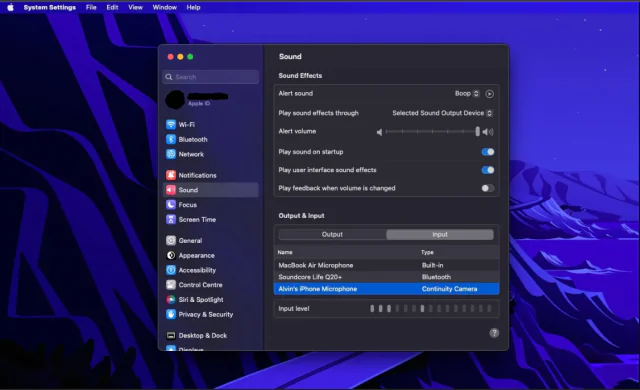 iPhone'unuzu Mac için Harici Mikrofon Olarak Kullanma Olarak Ayarlama