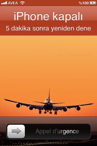 iPhone iPad Kapalı Uyarısı