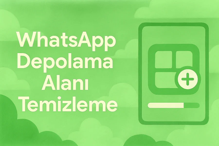 WhatsApp depolama alanı temizleme