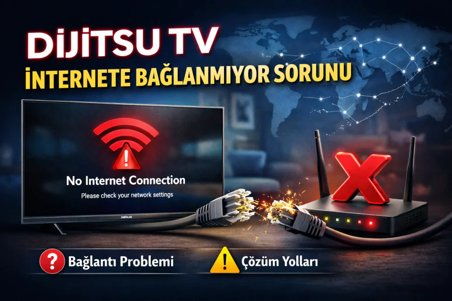 Dijitsu TV Wifiye Bağlanmıyor