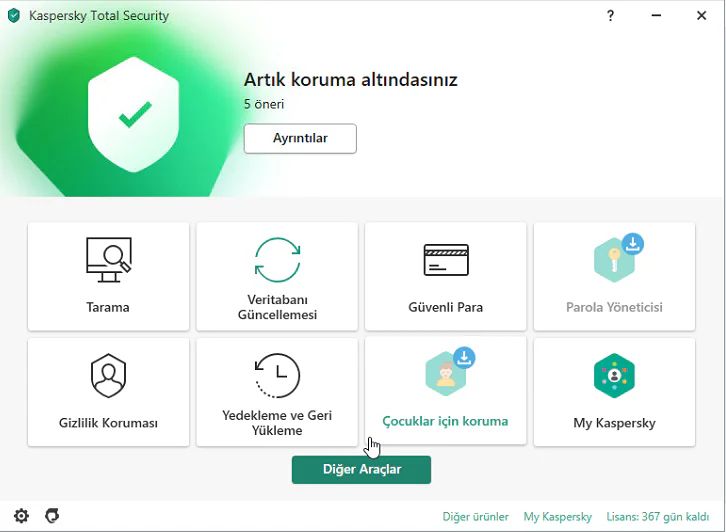 kaspersky kurulumu nasıl yapılır