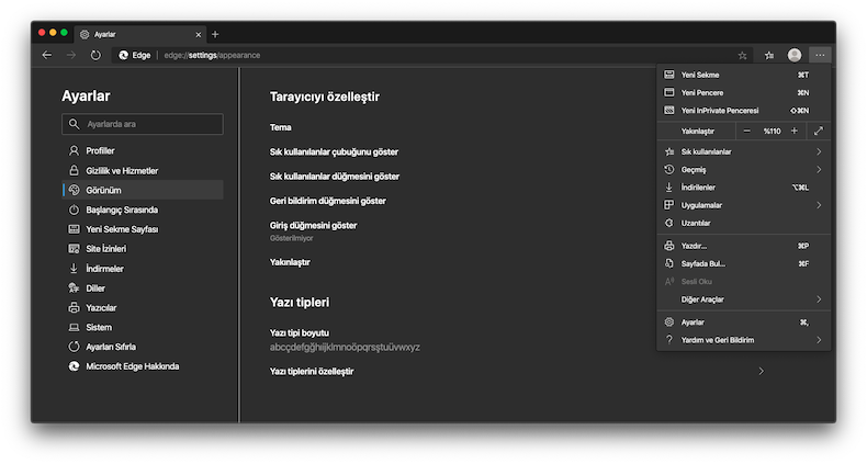 Microsoft Edge Nasıl Kişiselleştirilir