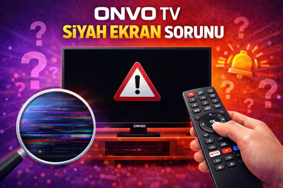 Onvo TV Siyah Ekran Sorunu çözümü