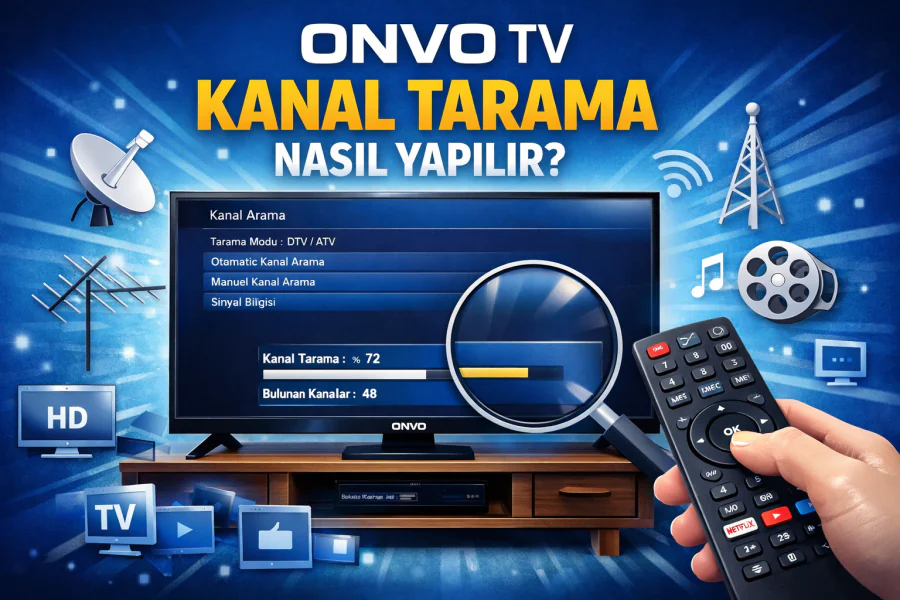 onvo tv kanal tarama nasıl yapılır çözüm adımı nedir