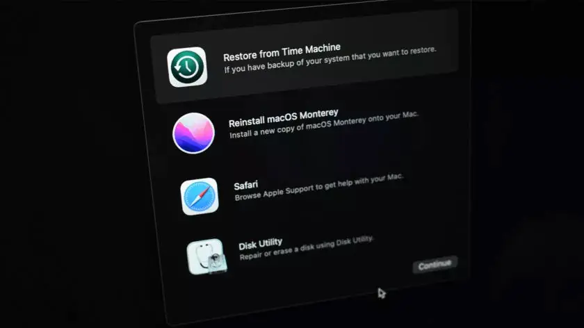 macOS Yeniden Yükleme