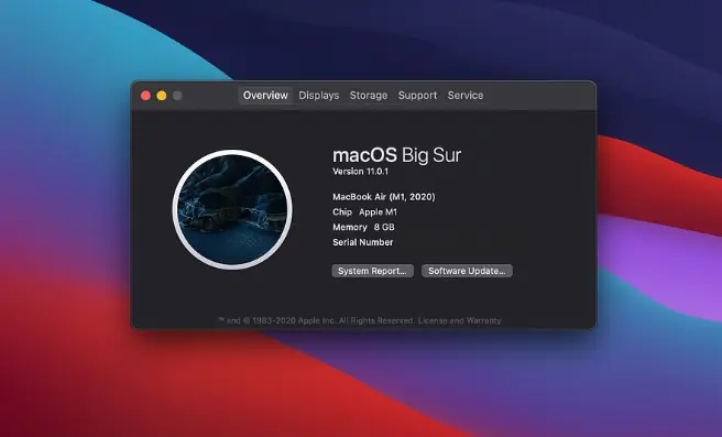 Macbook M1 Güncelleştirme Hatası