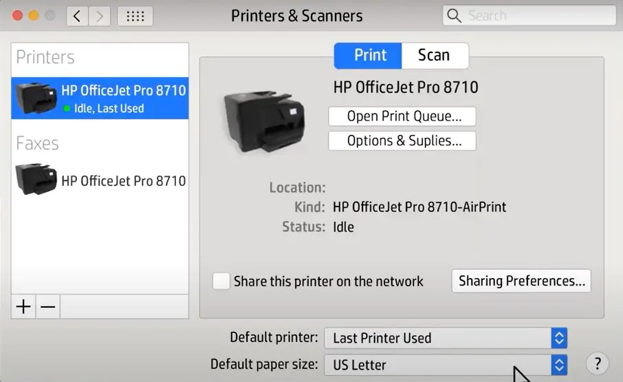 macbook hp yazıcı kurulumu
