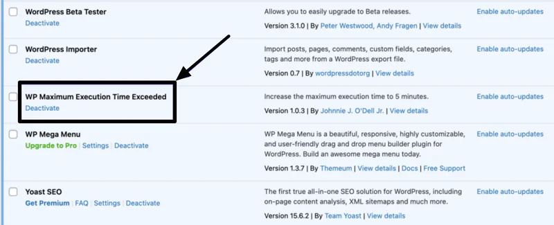 max_execution_time Hatası 