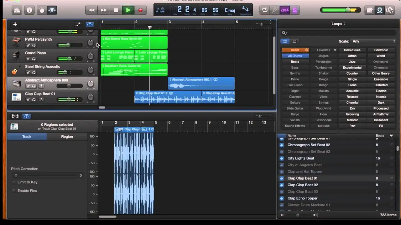 Garageband Proje Oluşturma Nasıl Yapılır