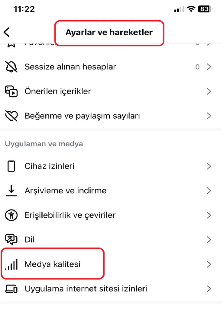 Instagram medya kalitesi