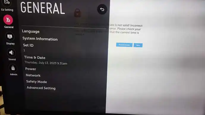 TV Error Code 202 Hatası Veriyor sorunu ile ilgili çözüm adımı var mı ?