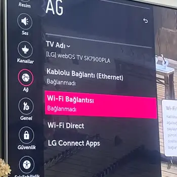 smart tv de Ağ Ekleme Nasıl Yapılır