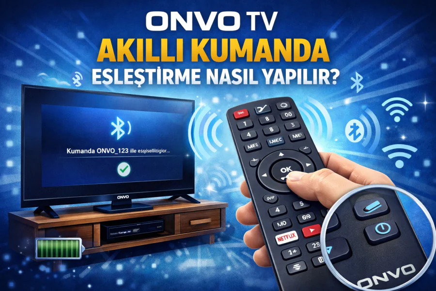 Onvo TV Akıllı Kumanda Eşleştirme Nasıl Yapılır sorunu çözümü